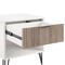 Manhattan Comfort DUMBO 1.0 Nightstand in White and Rustic Grey NS001-WG - alternate 5